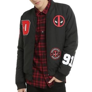 Marvel Deadpool bomber jacket size small